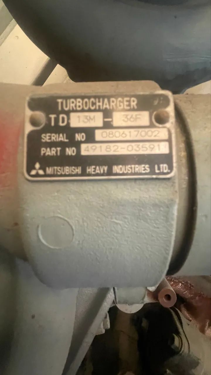 turbocompressor marítimo Mitsubishi TD13M-36F - Foto 2