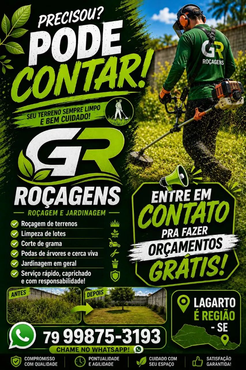 Serviços de roçagem