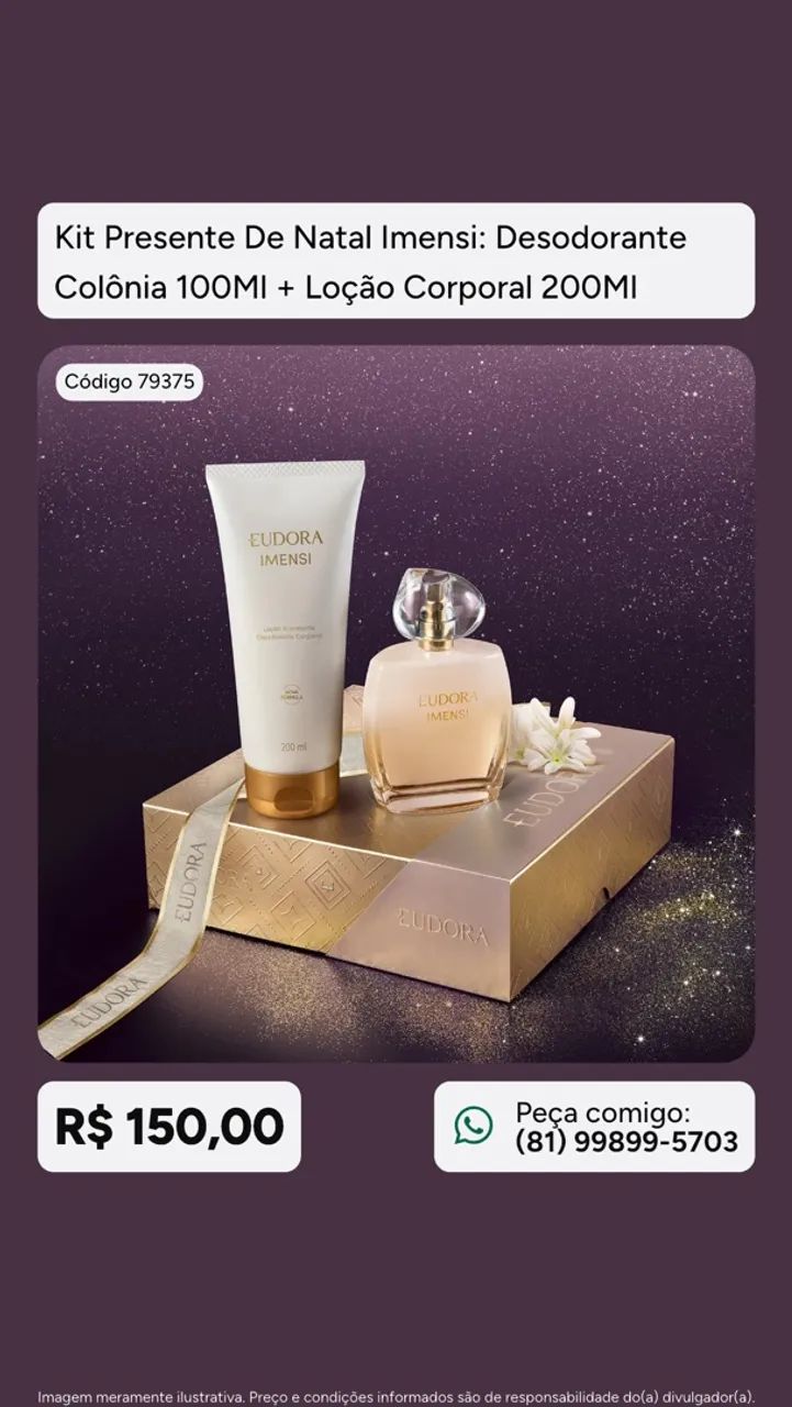 Kit Eudora Imensi - promoção 