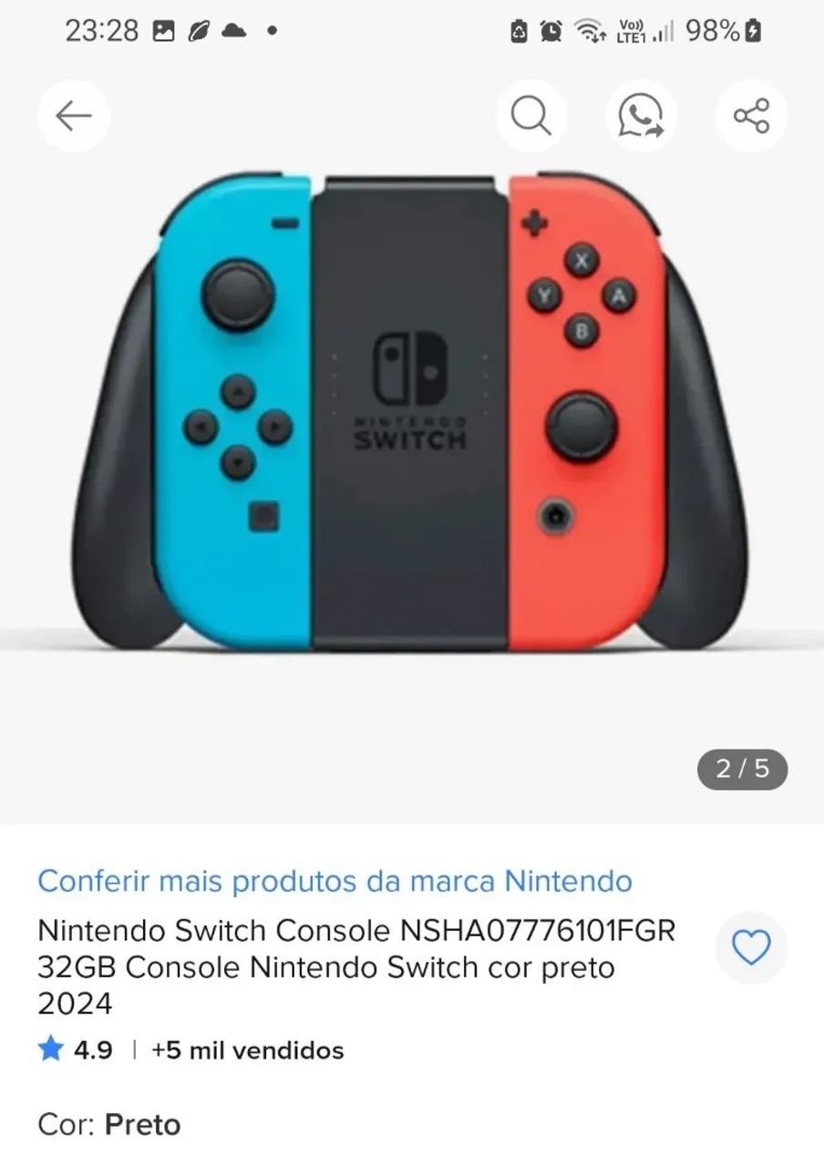 Vende-se nintendo switch  - Foto 4