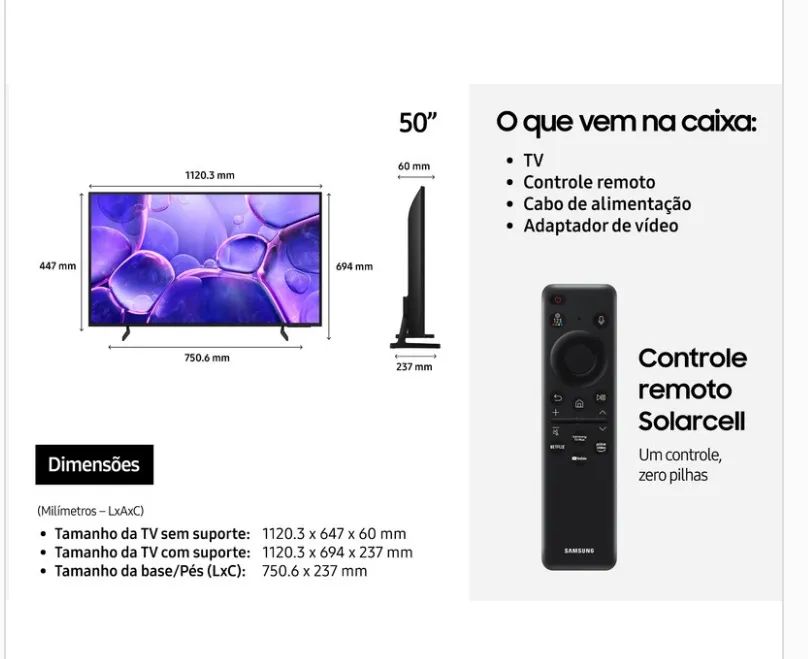 Smart TV Samsung 55? UHD UN55U8600FGXZD |