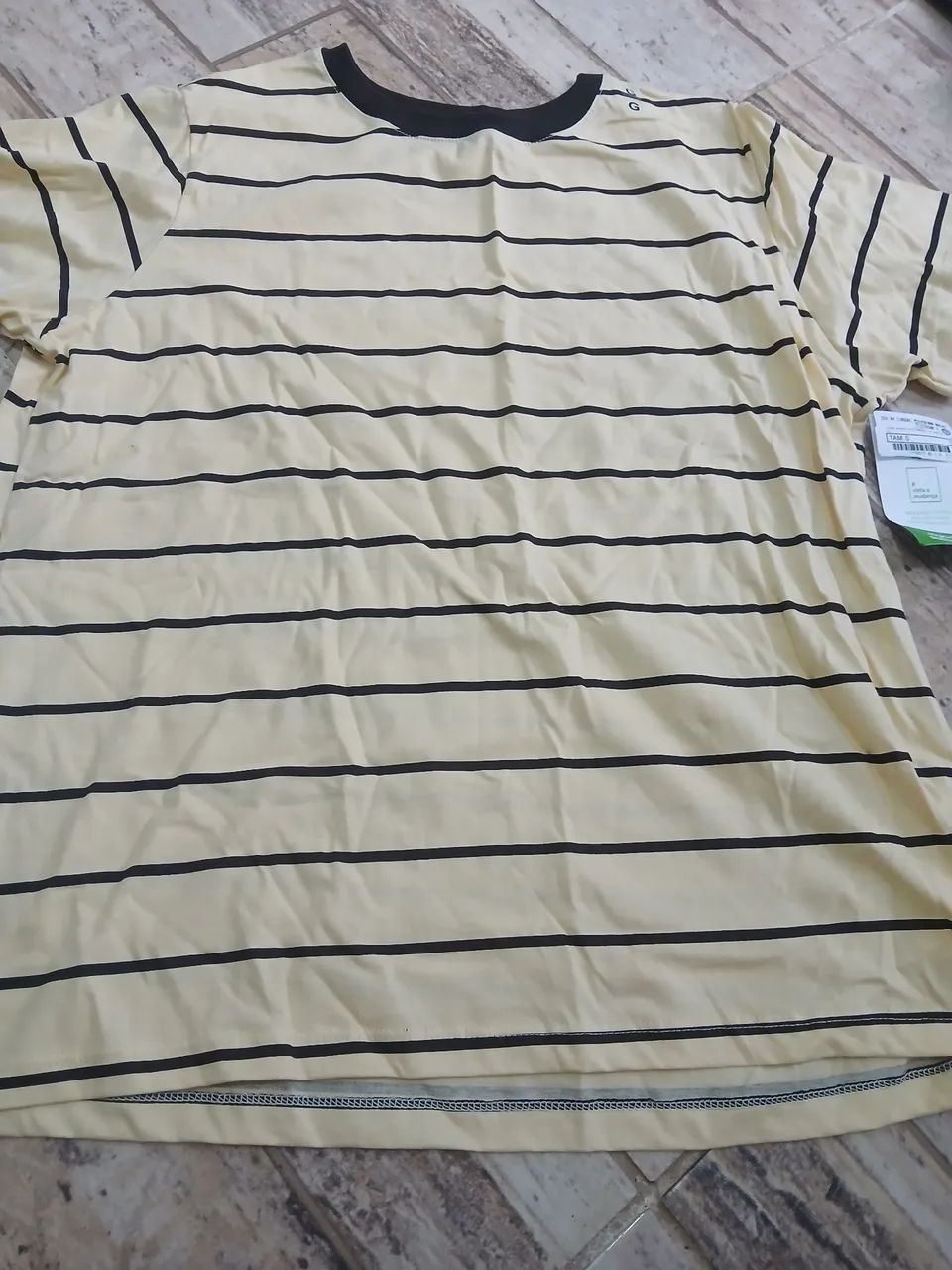 Blusa listradas algodão 
