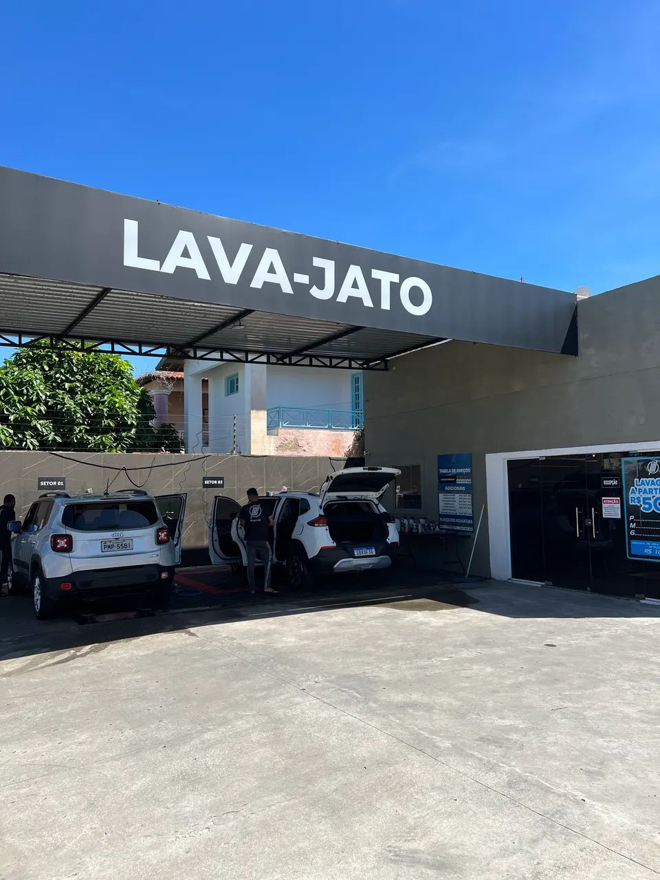 Contrata-se lavador e acabador
