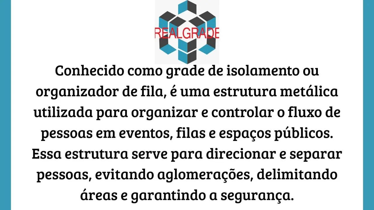 Grade de contenção de fila  - Foto 5
