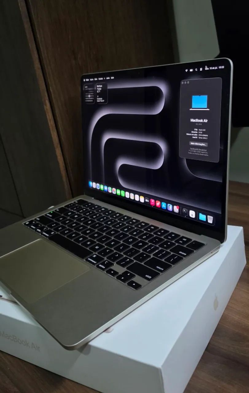 MacBook Air M2 13' StarLight - Novo na Caixa - Notebooks - Jardim