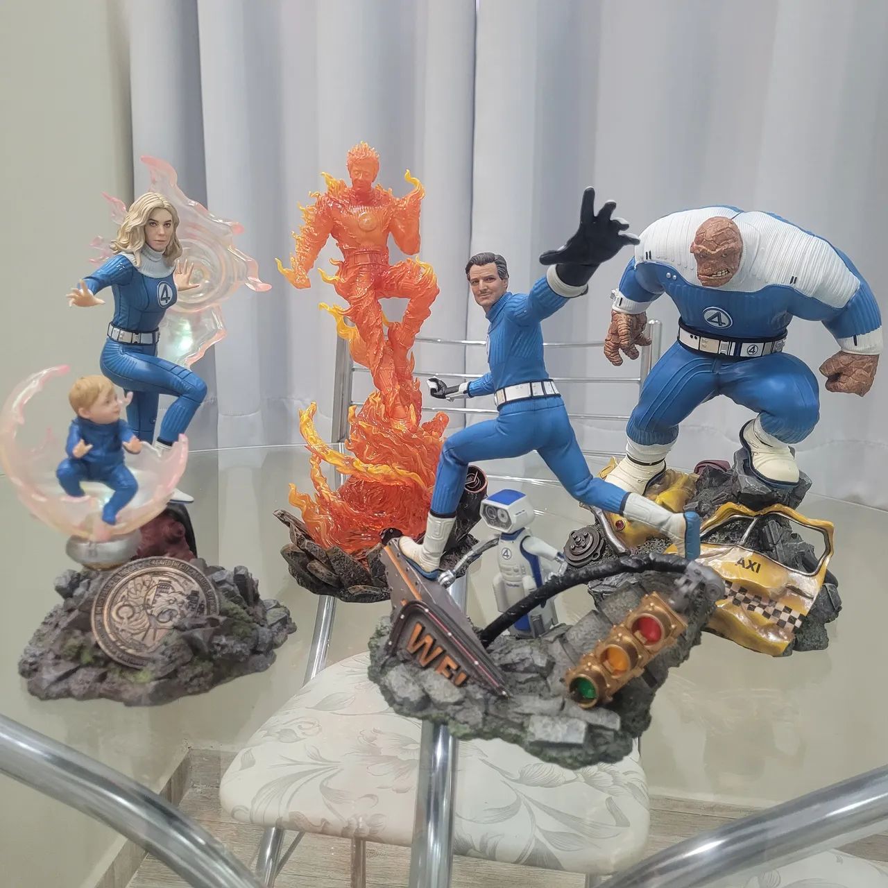 Quarteto Fantástico 1/10 iron studios (the Fantastic Four)