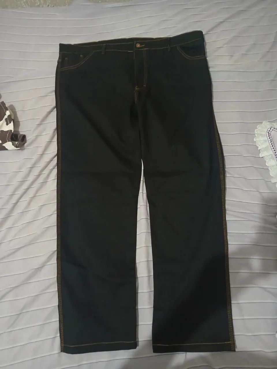 Calça plus size com elástico 
