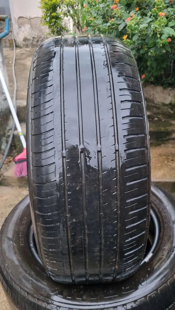 Jogo de pneus 205 60 r15 bom estado URG BARATO  - Foto 2