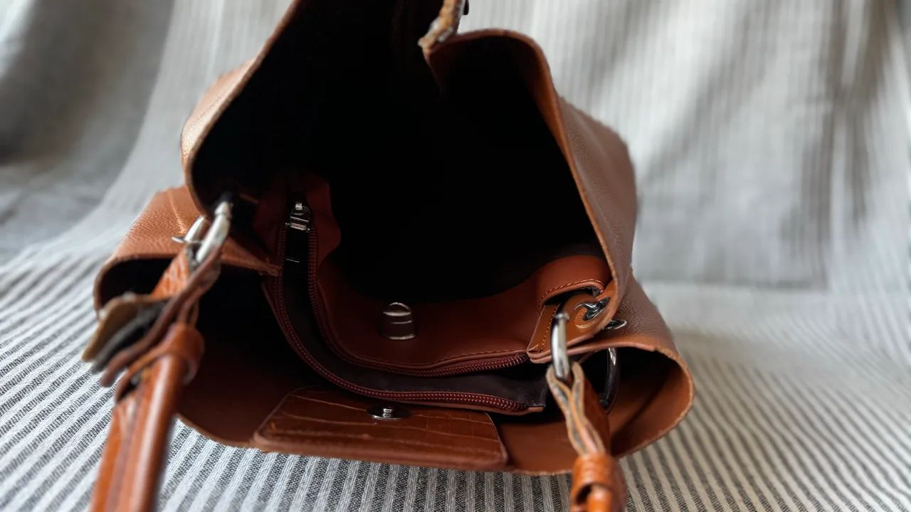 Bolsa hobo geométrica - Foto 2