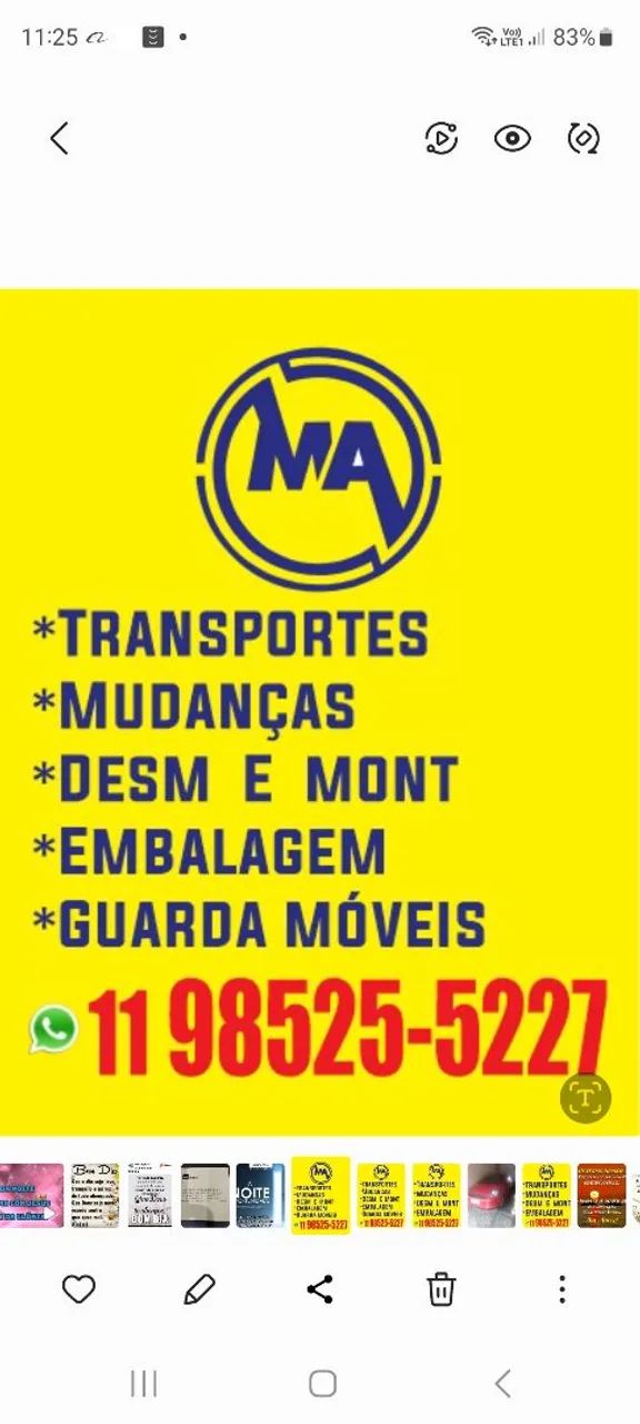 Carreto e mudança