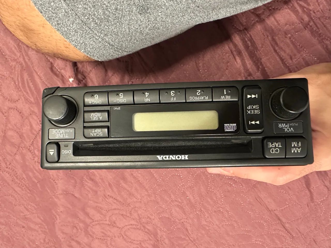 Rádio original Honda Accord 1998-2002 OEM - Peças para carros