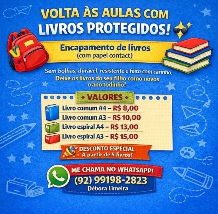 Encapamento de livros 
