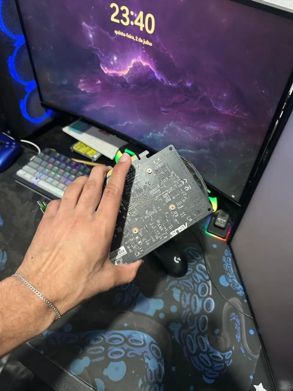 Placa de video gtx 1050 2gb Asus - Foto 4