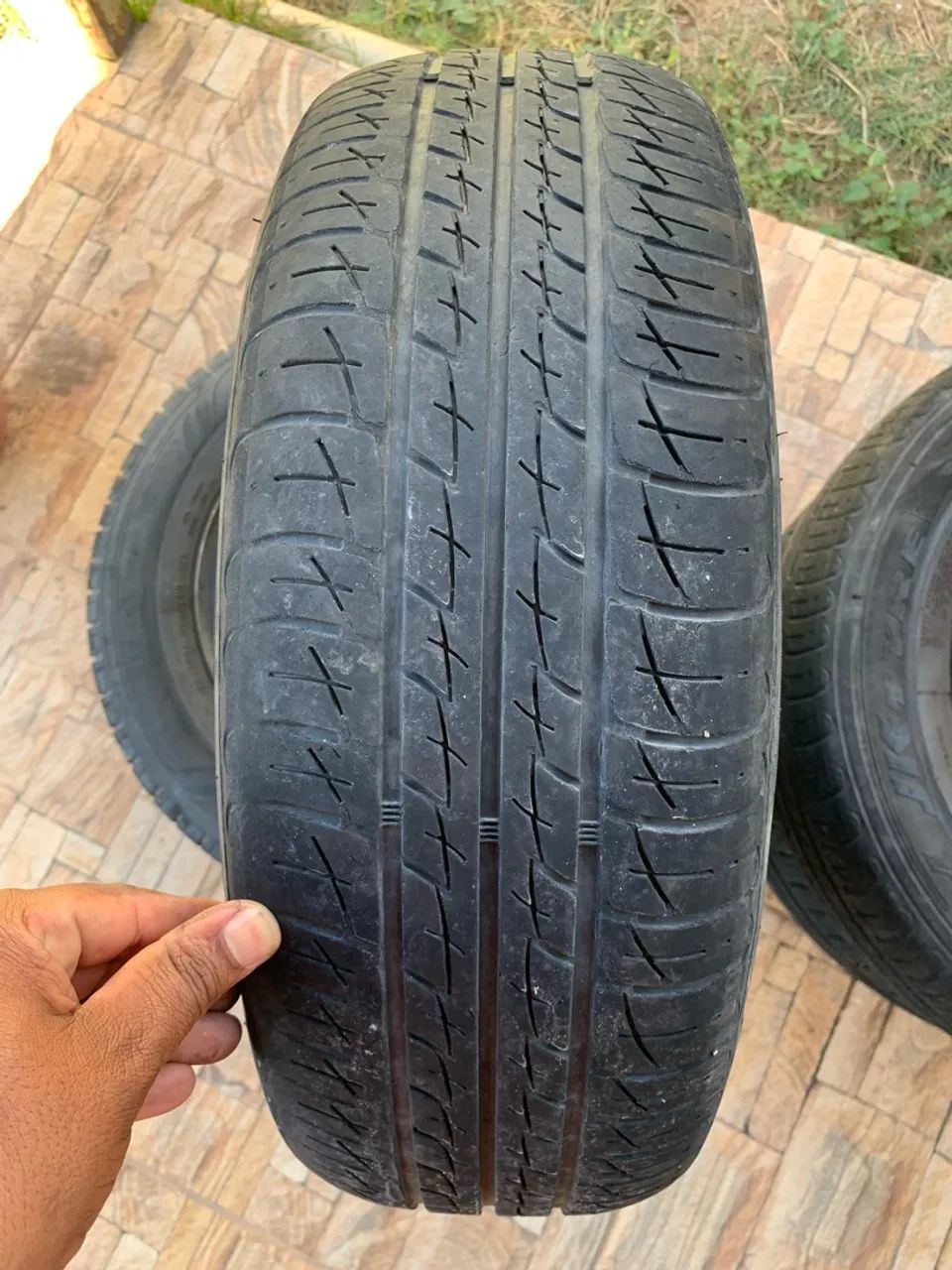 RODAS COM PNEUS ARO 13 - Foto 2