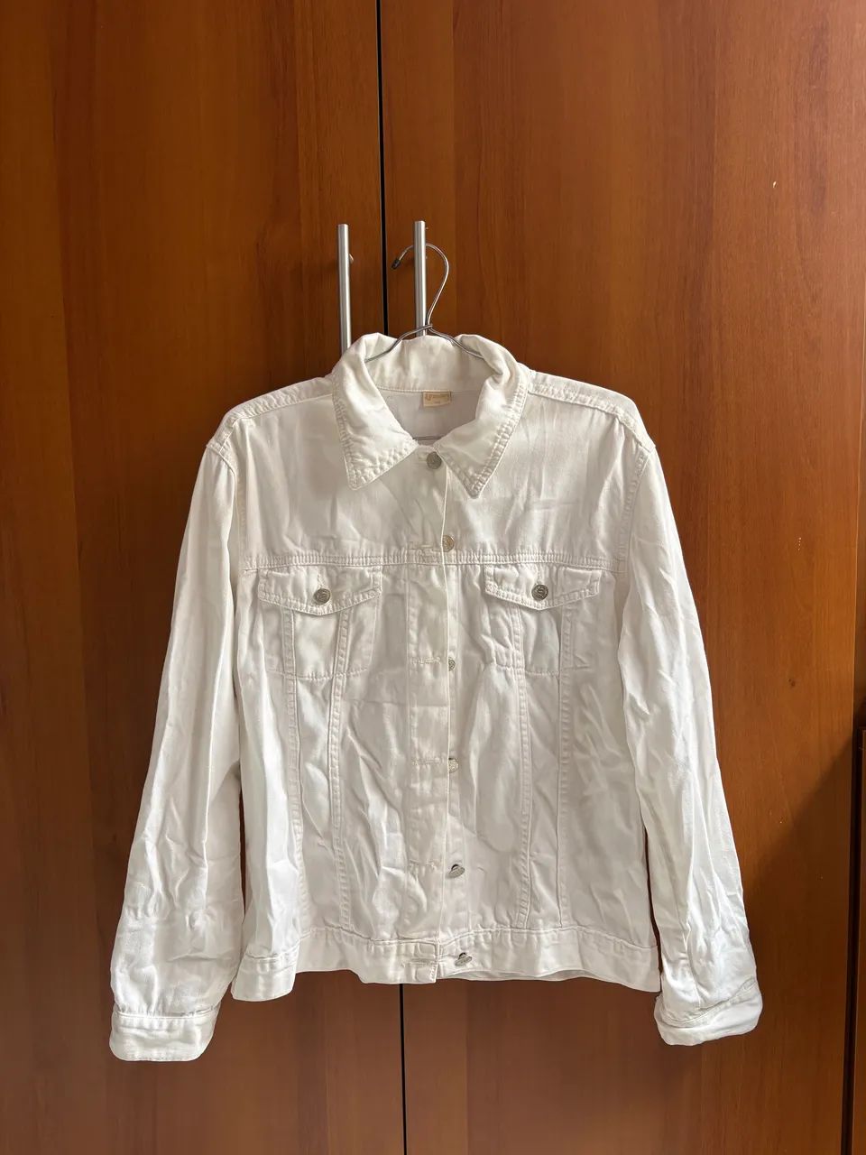 Jaqueta jeans branca
