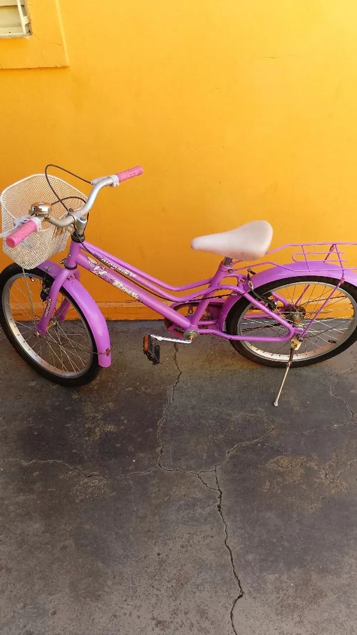 Bicicleta Monark Brisa Aro 20 Lilás Feminina 