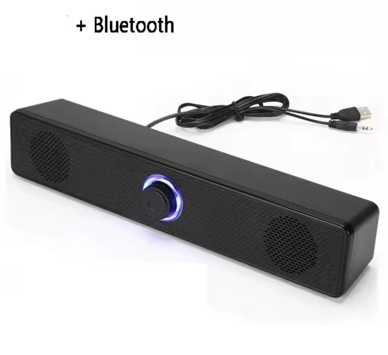 Caixa de som Bluetooth com Fio Soundbar Estéreo