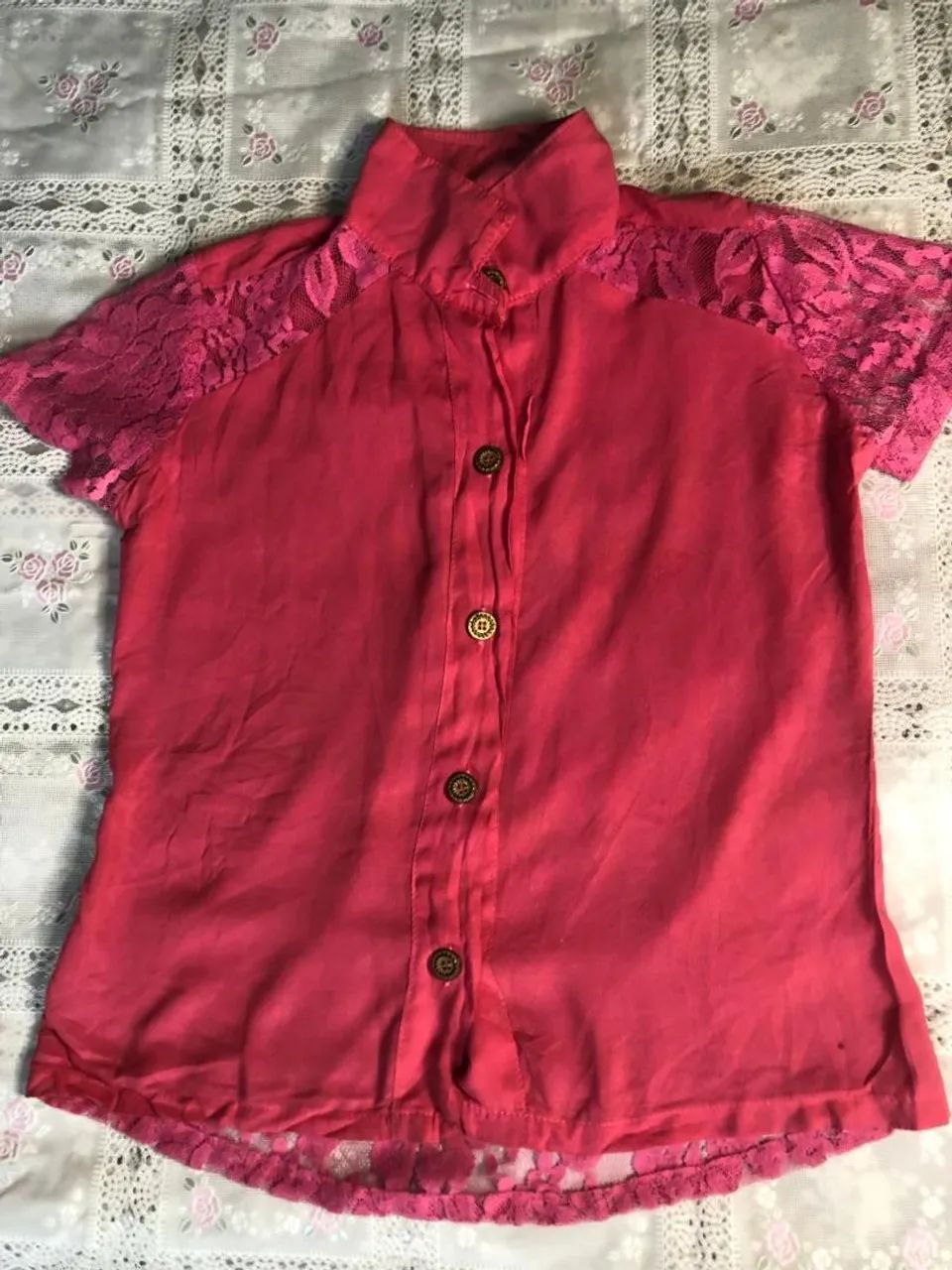 Blusa rosa infantil  - Foto 3