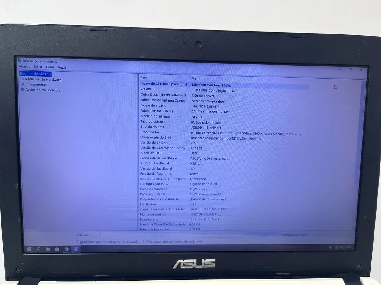 Notebook ASUS 4GB 300HD ENTREGO  - Foto 3