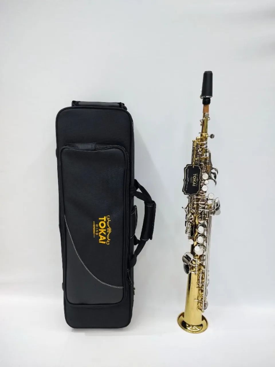 Sax Soprano Tokai TSS-200LN SIB Laqueado/Niquelado /Novo/Parcelo
