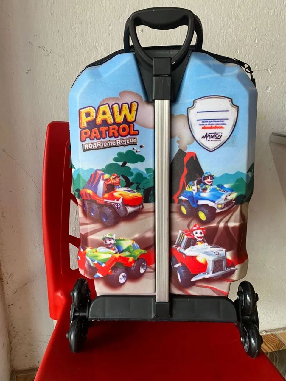 Mochila infantil de rodinha patrulha canina - Foto 2