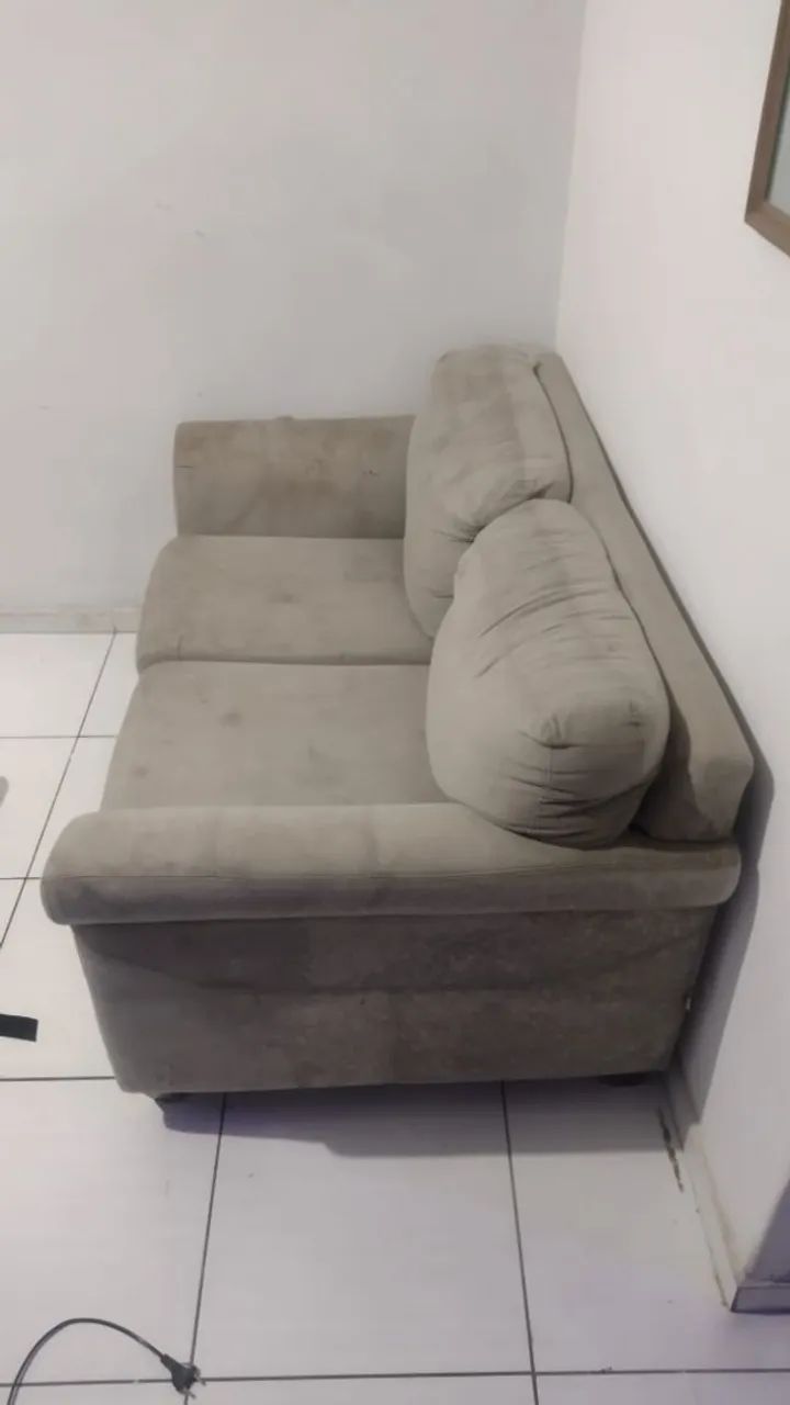 Sofás 2 e 3 lugares ETNA - estrutura excelente - Ideal para Reforma - Foto 3