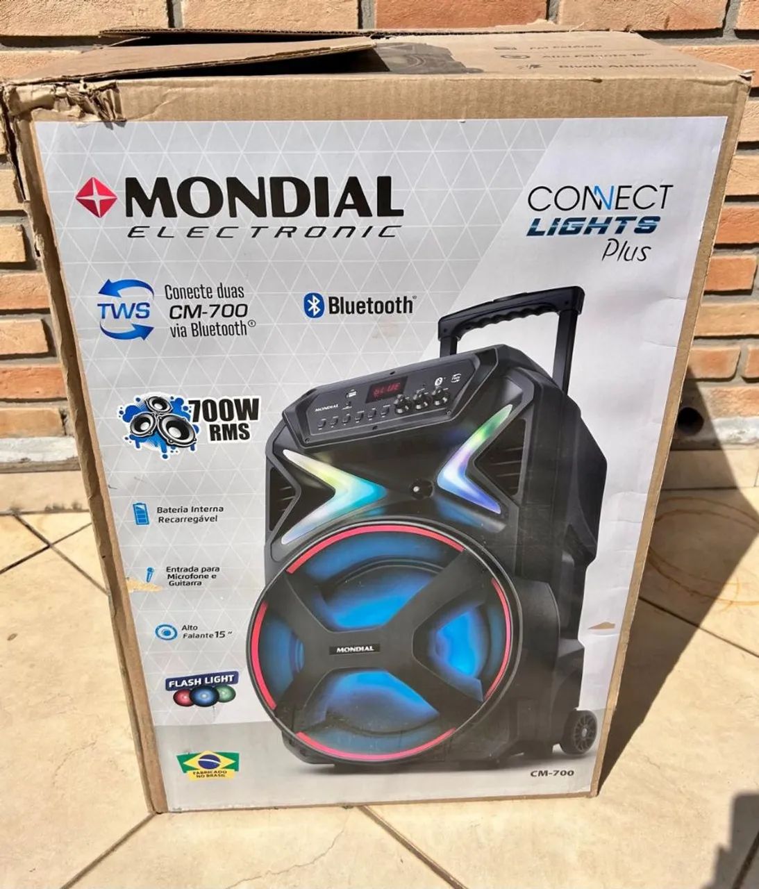 Caixa de som mondial nova na caixa  - Foto 3