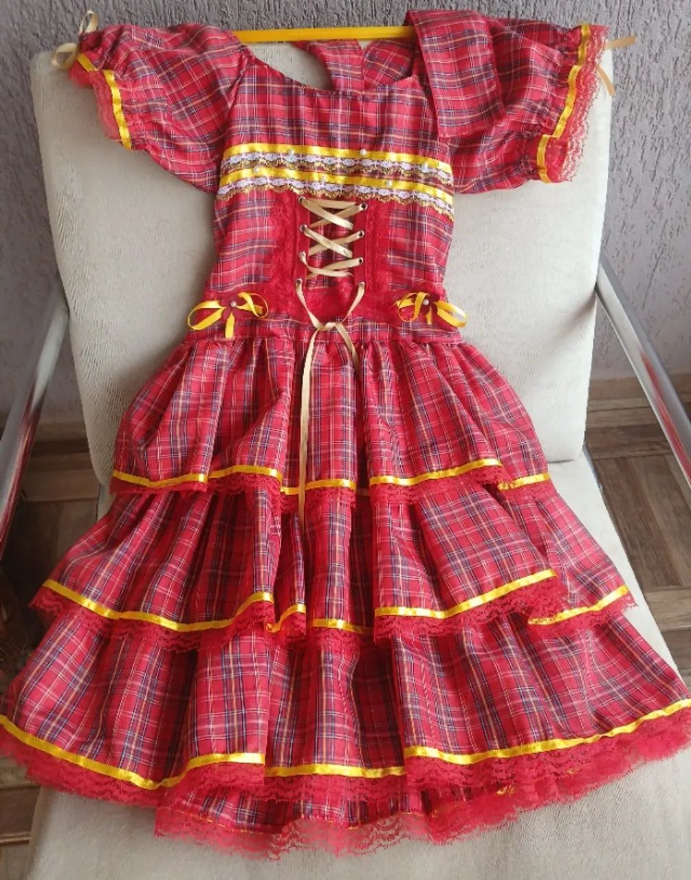 Vestido  junino infantil 
