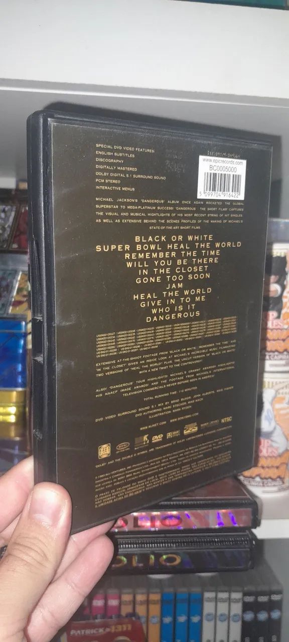 DVD Michael Jackson: Dangerous - Short Films - Foto 2