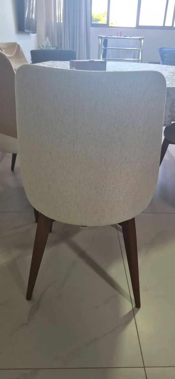 Conjunto de 6 lindas cadeiras de mesa de jantar , conforto e elegância! - Foto 4