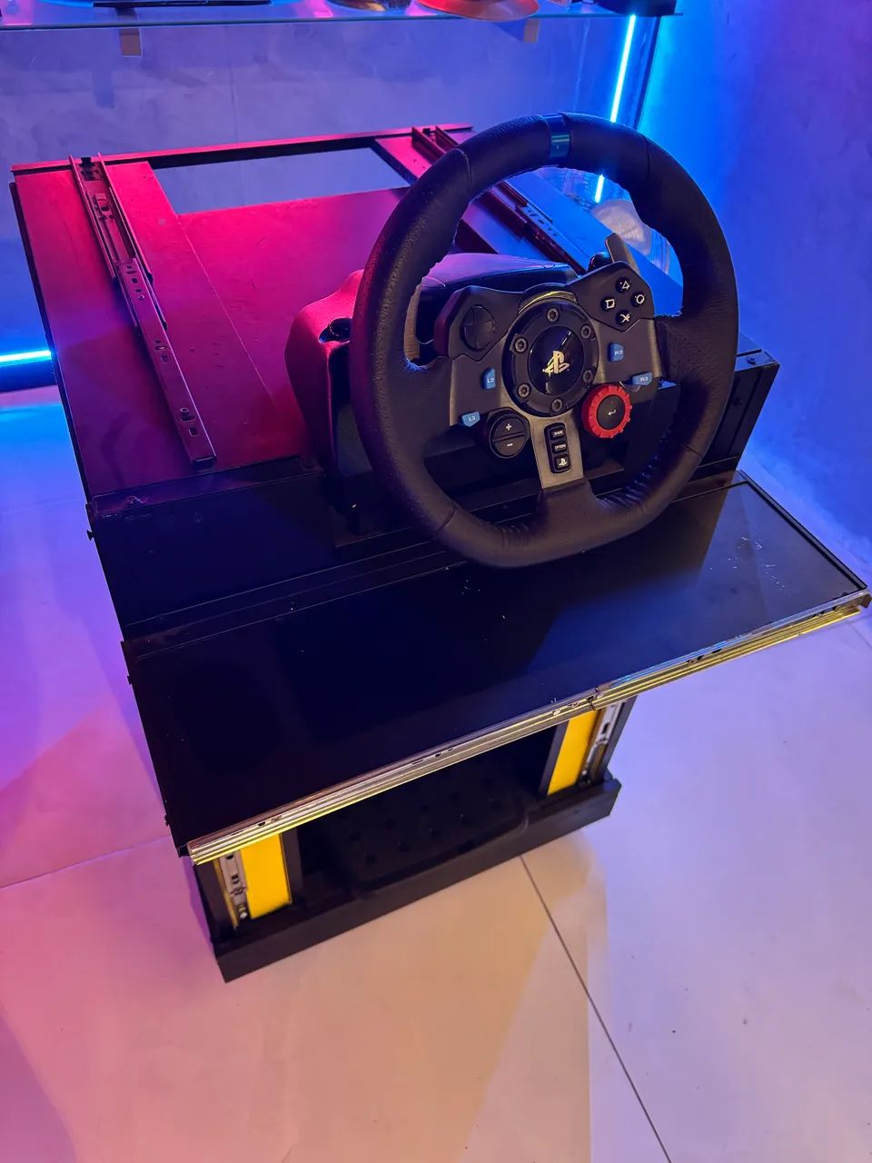 Volante g29 com suporte mdf - Foto 5