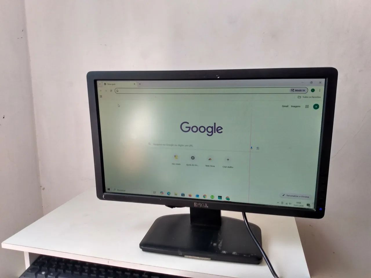 monitor de computador Dell, semelhante ao modelo LCD E1913C tem uma linha  na Led  - Foto 5