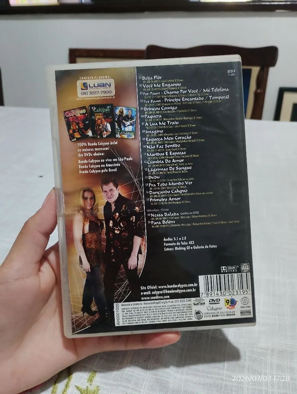 Banda Calypso DVD 100%  - Foto 4