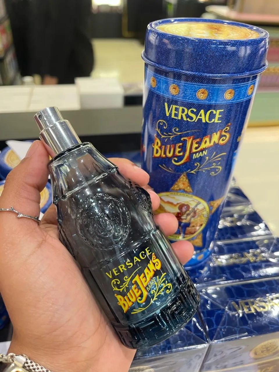 Perfume Versace Blue Jeans Masculino