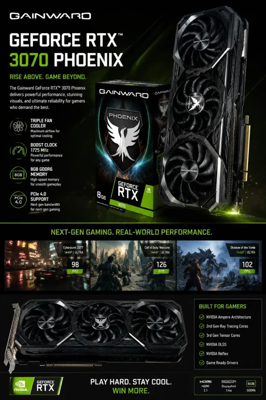 Gainward GeForce RTX? 3070 Phoenix