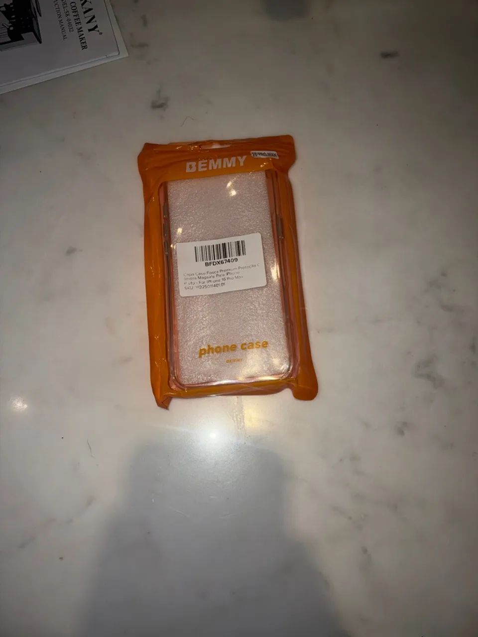 CAPINHA TRANSPARENTE IPHONE 16 PRO MAX 