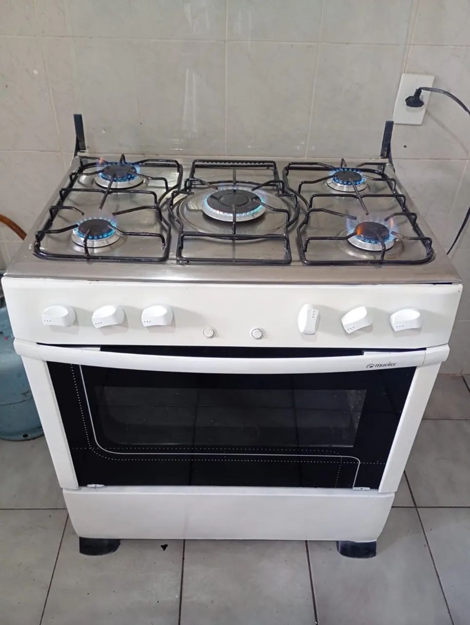 Fogão Mueller automático 5 bocas funcionando perfeitamente 