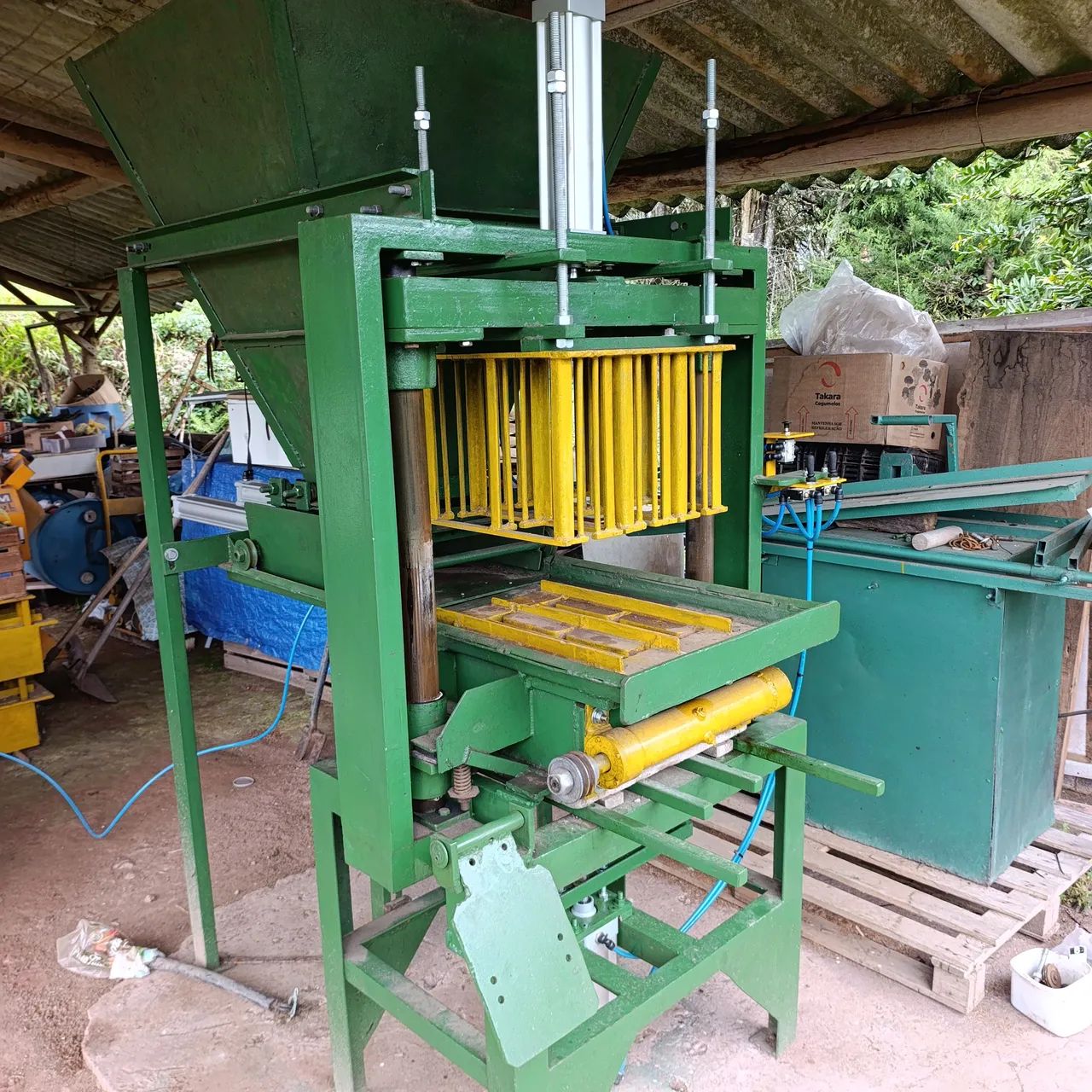 Máquina de Bloco Pneumática 