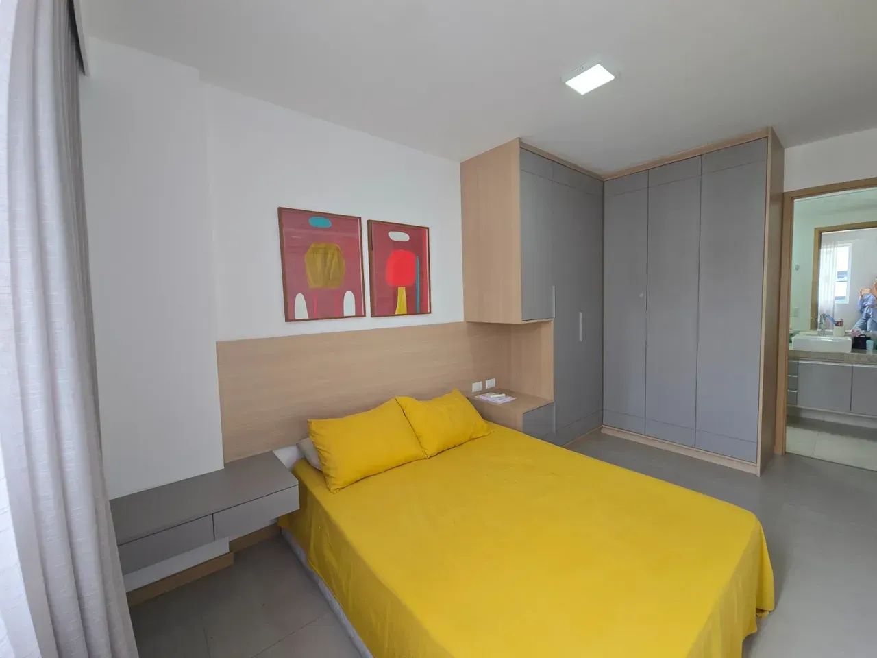 02 quartos/suite mobiliado - Foto 4