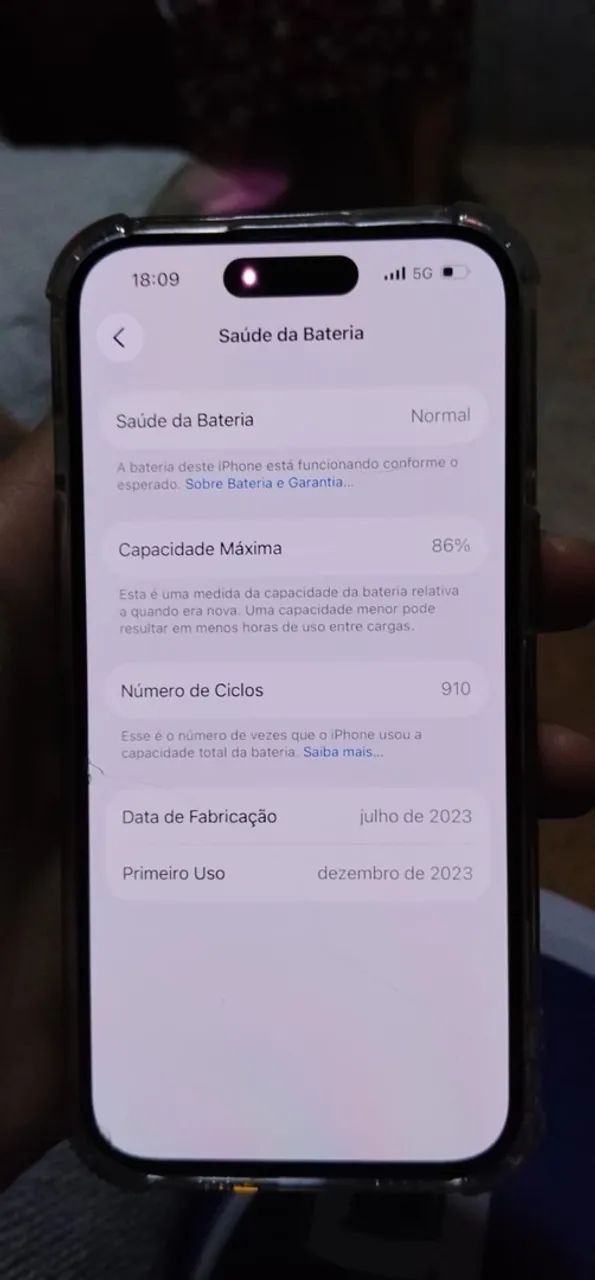 Vendo iPhone 15 sem marcas de uso - Foto 2