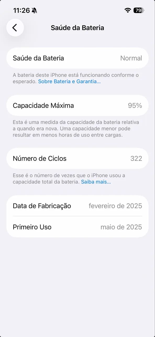 Iphone 16e 256gb - bateria 95%. Comprado nos EUA. - Foto 5