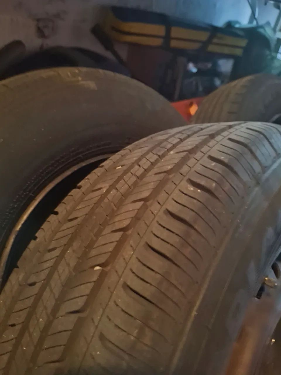 Rodas aro 13 com pneus  - Foto 2