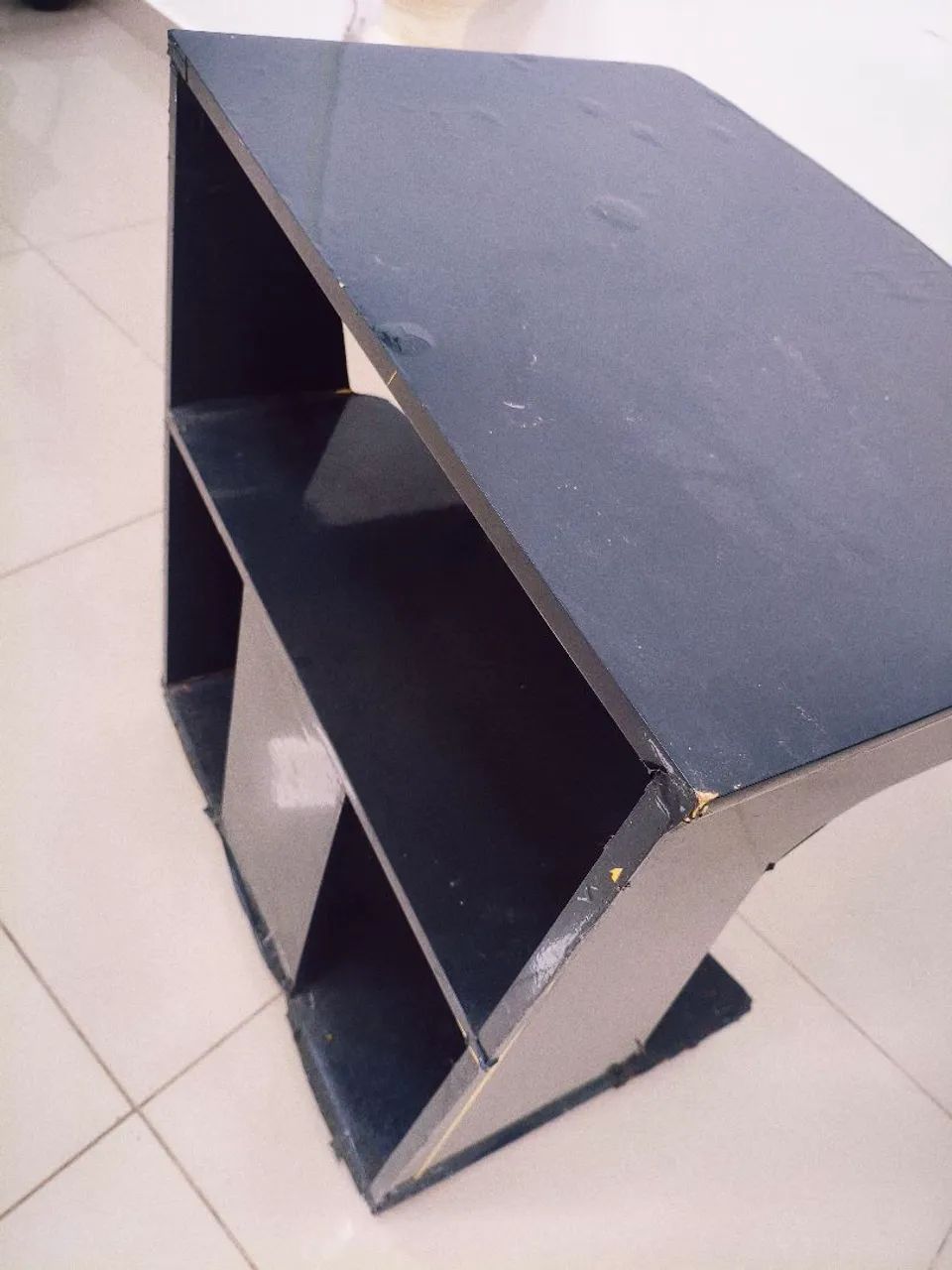 Mesa de Computador Compacta com Rodas e Suporte Retrátil - Foto 2