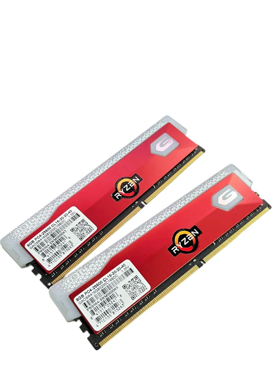 Memória Ddr4 Geil Orion, 16gb (2x8gb) 3200mhz, Rgb, Red - Memória
