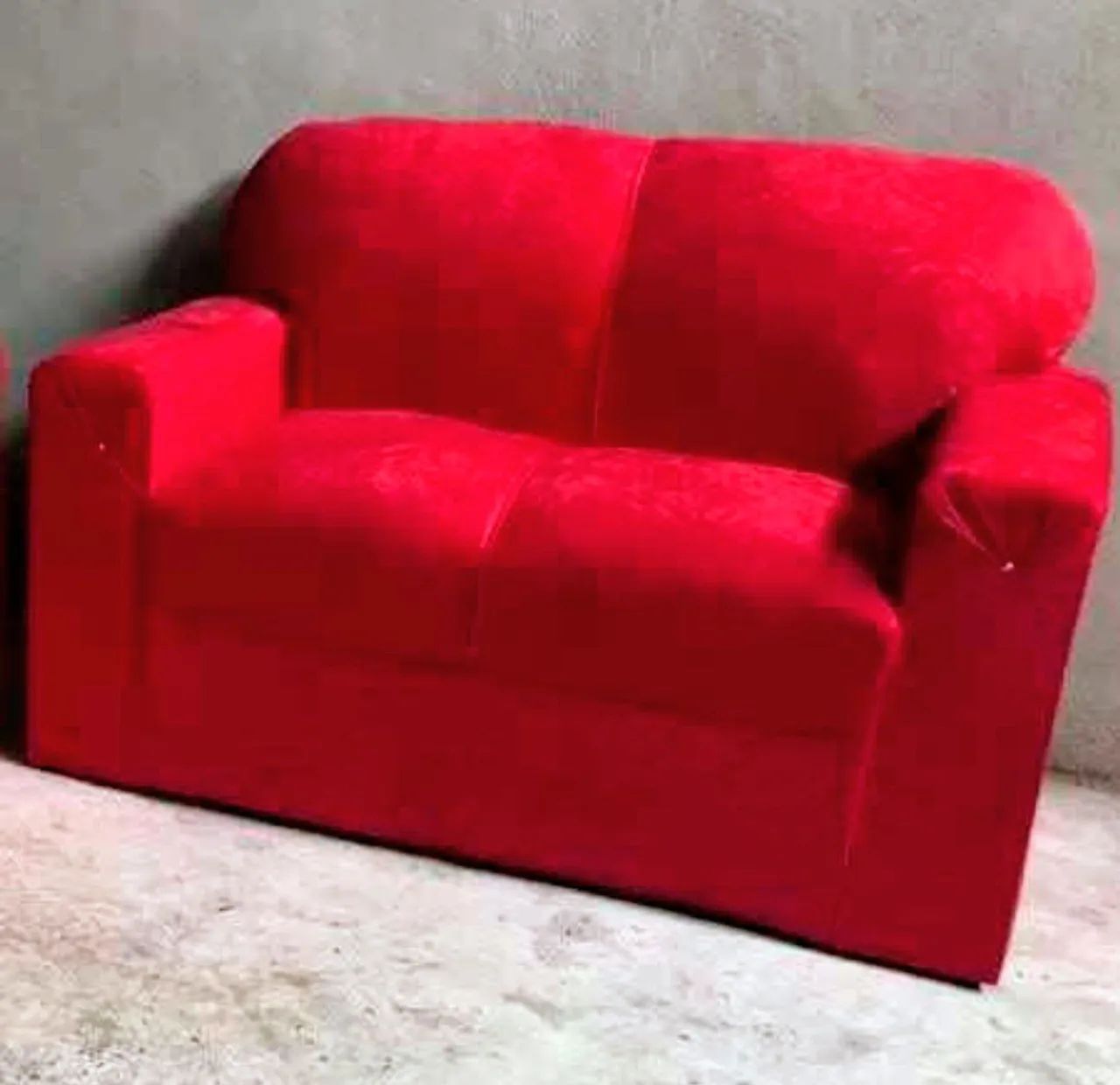 Sofá Xaropinho Suede 2 lugares / várias. Cores / pague na entrega  - Foto 4