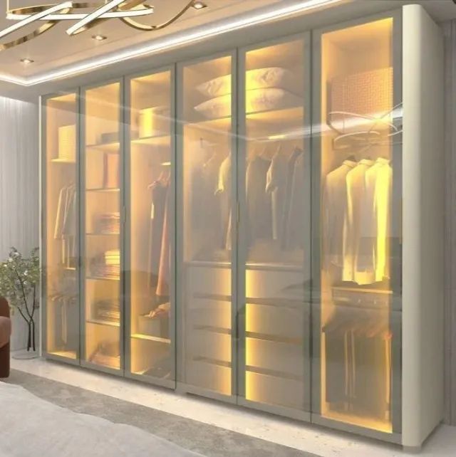Guarda Roupa Innova Reflecta 100% MDF 6 Portas 4 Gavetas Dividimos Em Até 10x Sem Juros
