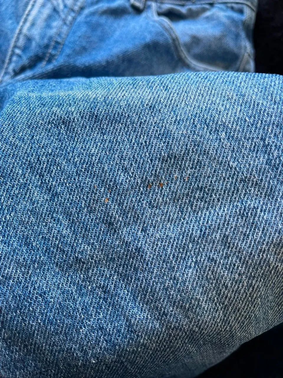 calça jeans feminina reta cintura alta azul estonada - Foto 4