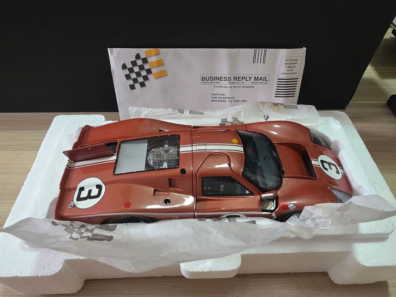 Miniatura 1.18 Ford gt40 Exoto #3 Lemans ultra rara - Hobbies e