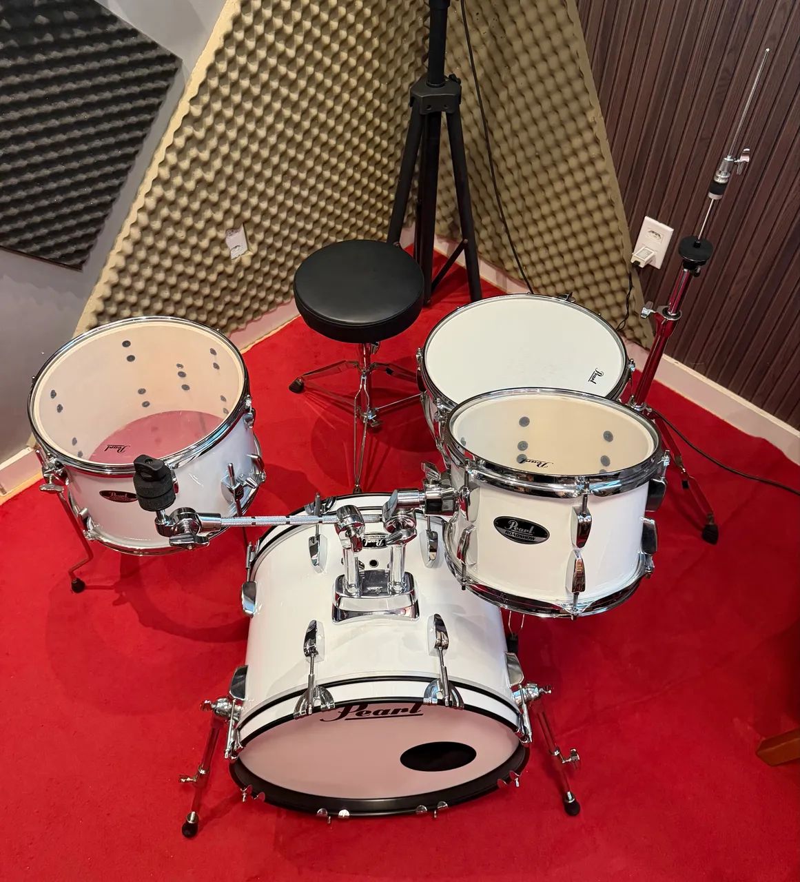 Bateria Pearl completa ( nova ) sem uso !  - Foto 5