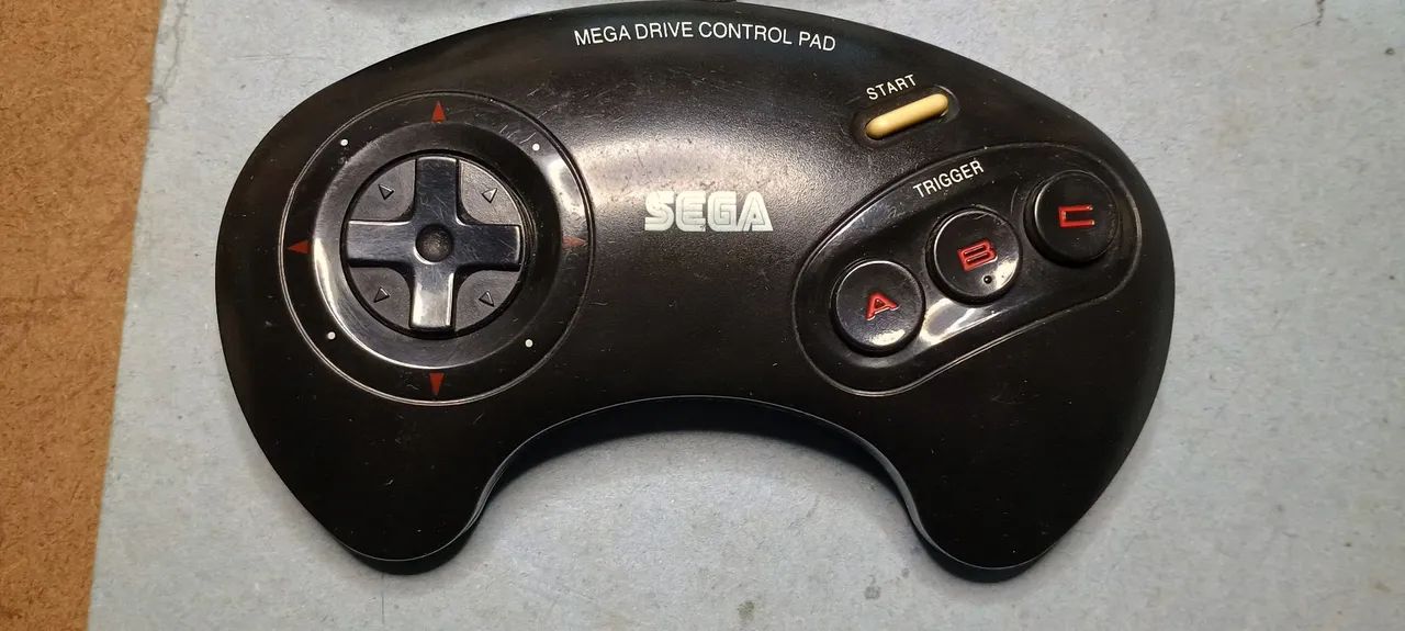 Mega Drive Controle 3 Botões 